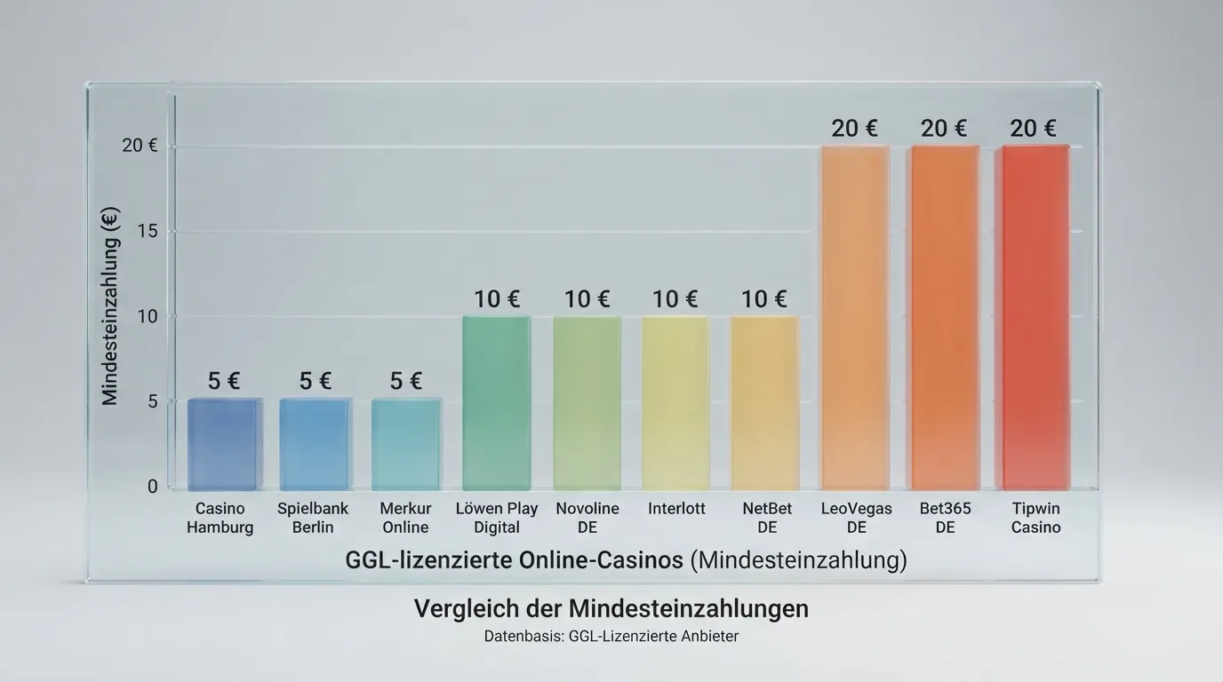 Vergleichstabelle der 10 geprüften Anbieter mit GGL-Lizenz und paysafecard-Integration