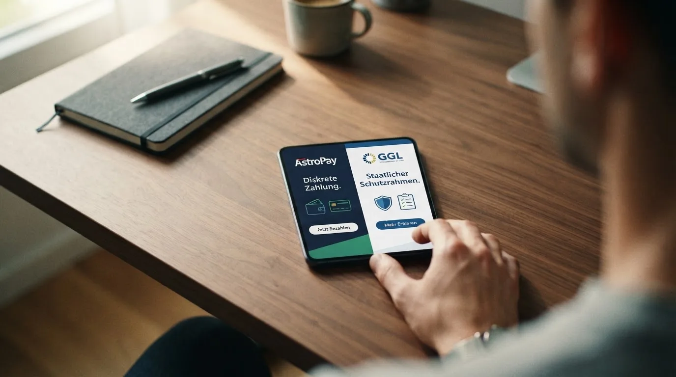 Zusammenfassende Entscheidungsgrafik: AstroPay-Komfort vs. GGL-Schutz