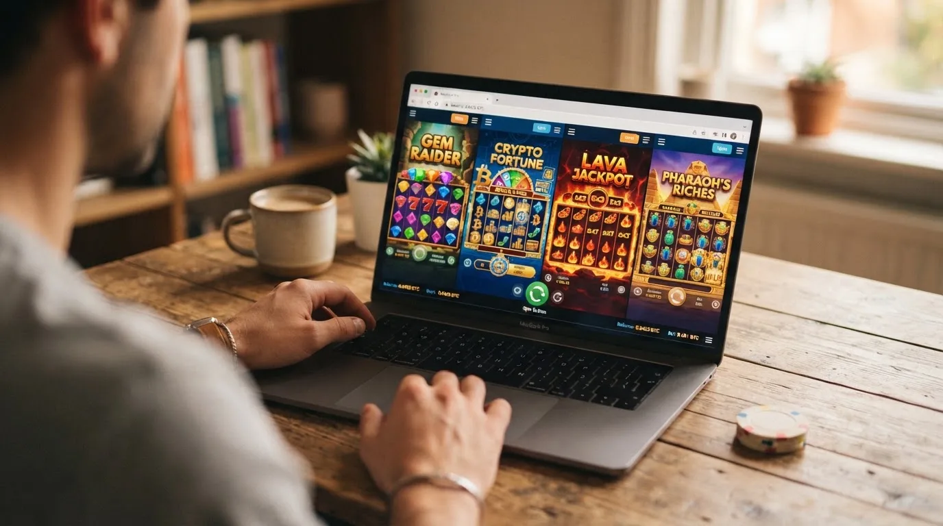 Die beliebtesten Spielautomaten in Krypto-Casinos mit Provider-Logos