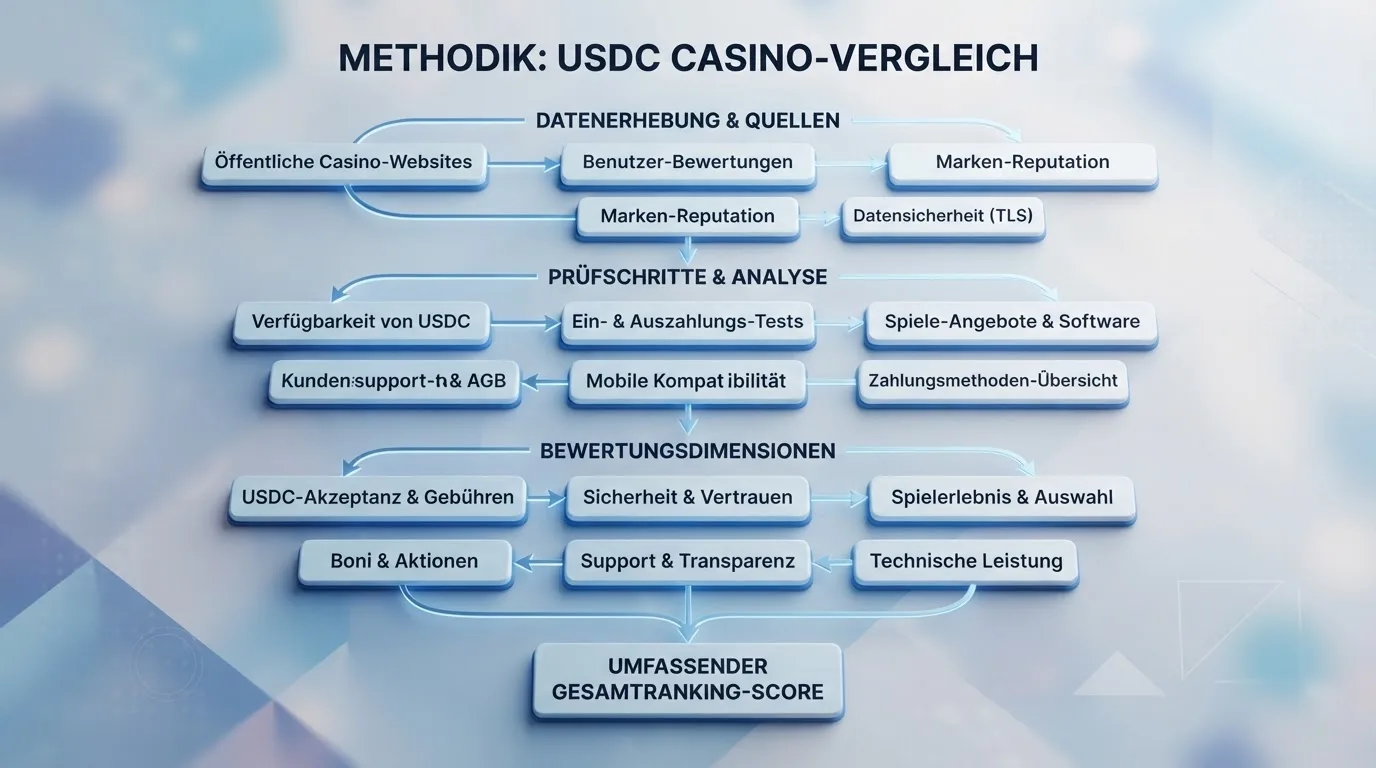 Methodik-Schaubild: Quellen, Prüfschritte, Bewertungsdimensionen