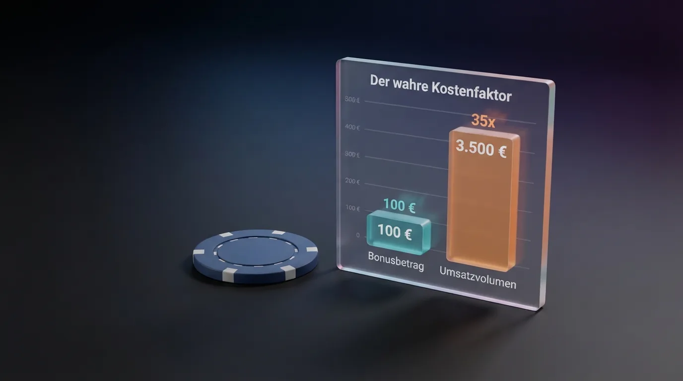 Rechenbeispiel: Bonusbetrag vs. Umsatzvolumen