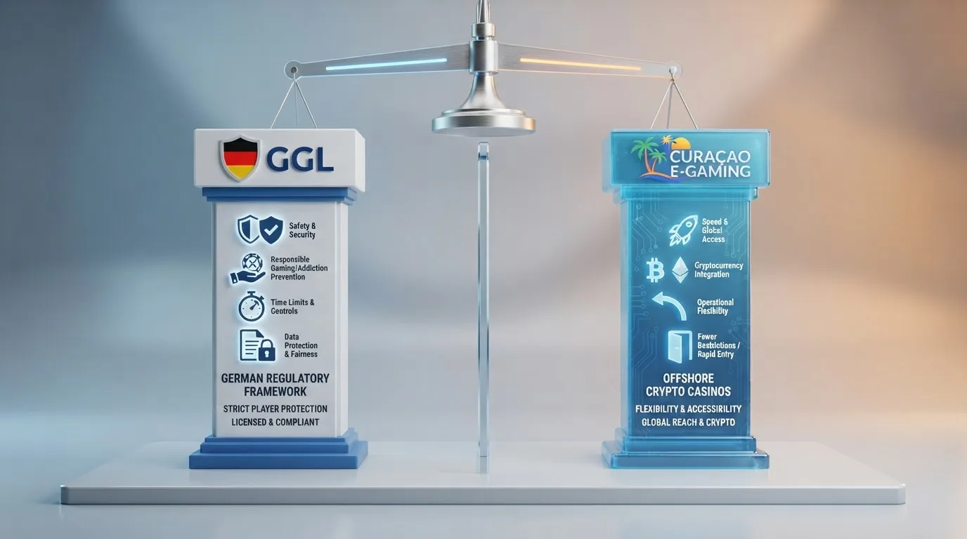 Gegenüberstellung: GGL-Casino mit OASIS/LUGAS versus Offshore-Casino ohne diese Systeme