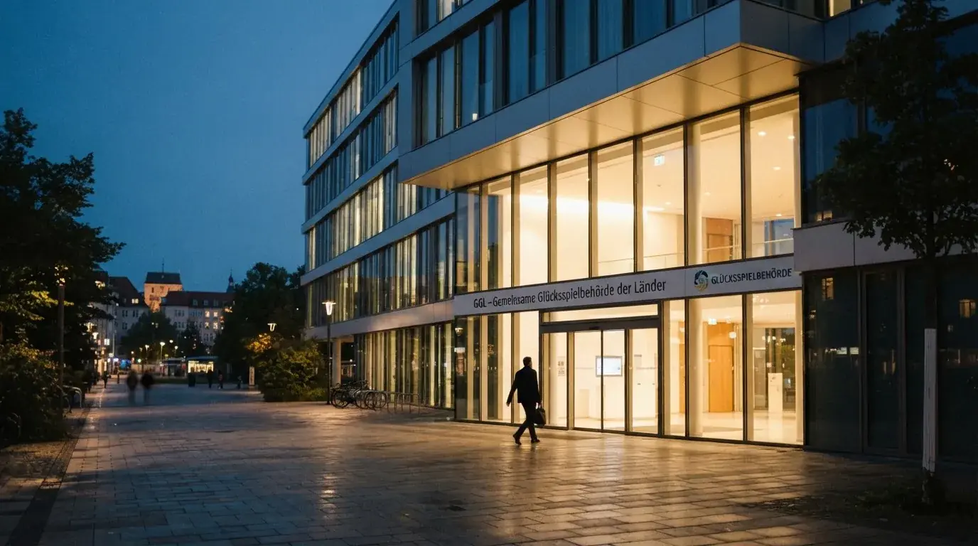 Offizielles GGL-Logo oder Gebäude der Behörde in Halle (Saale)
