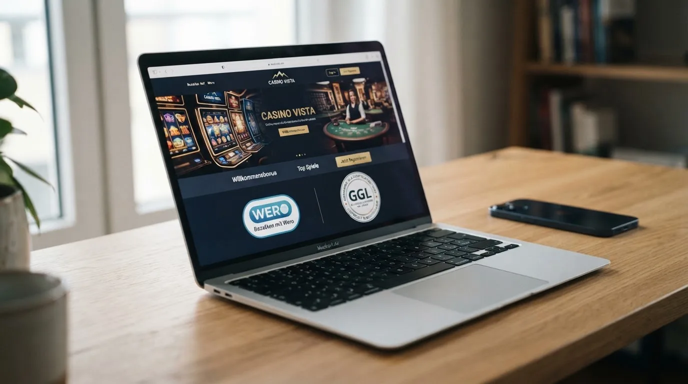 Neue Casino-Startseite mit Wero-Badge und GGL-Siegel