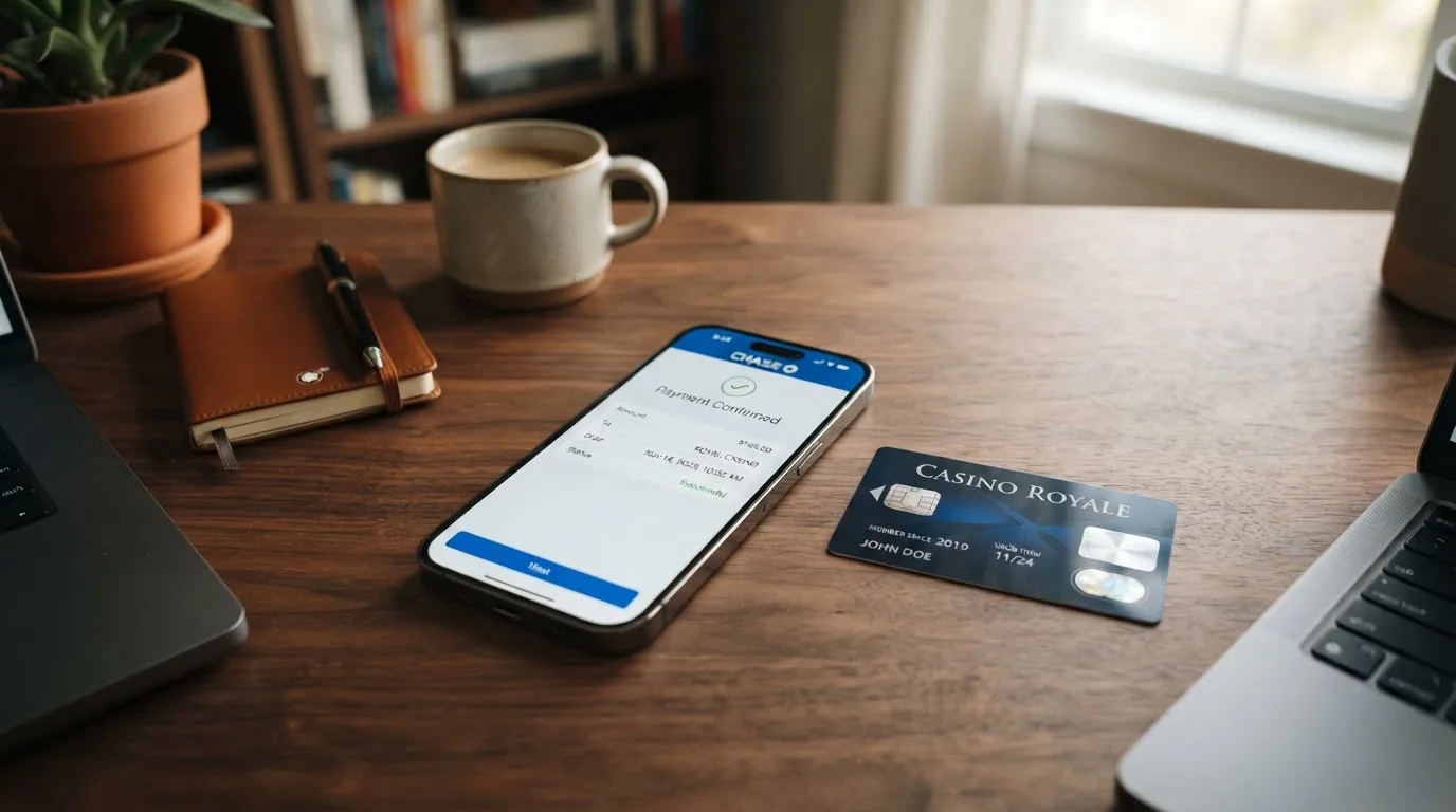 Zusammenfassendes Symbolbild: Casino-App und Revolut-Karte