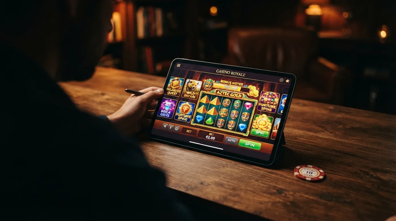 Slot-Lobby eines Solana Casinos mit Spielen von Pragmatic Play, Play'n GO und NetEnt