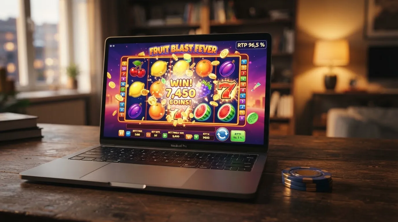 Screenshot des Slots Sweet Bonanza mit RTP-Anzeige